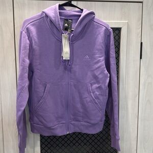 Adidas All SZN Fleece Full Zip Hoodie NWT Women’s Medium